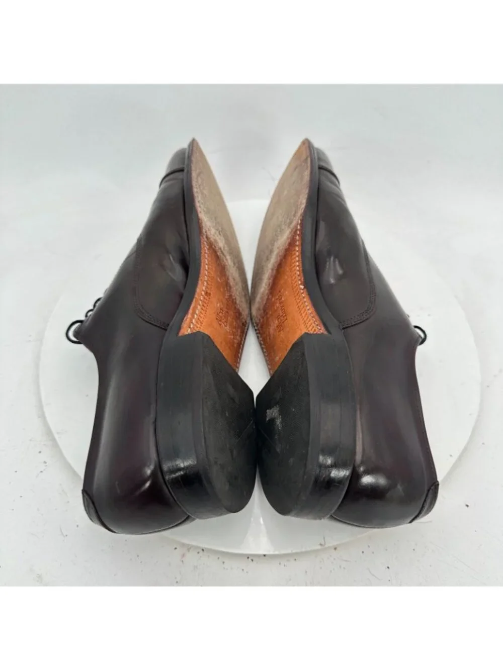 Allen Edmonds Park Avenue Men Size 10B Brown Leather Cap Toe Oxford Dress Shoes